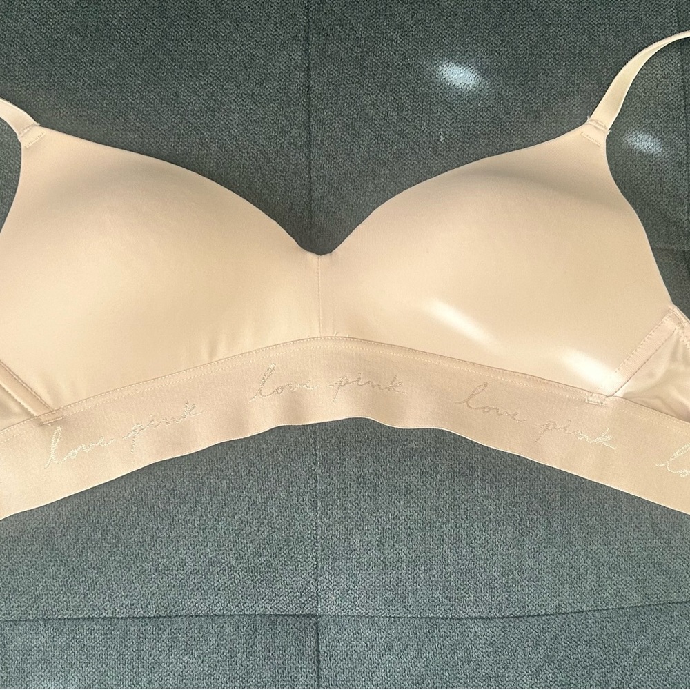 Teen Girls PINK Victoria's Secret Light Beige Bra
